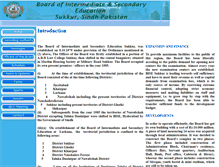 Tablet Screenshot of bisesuksindh.edu.pk